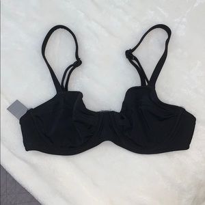 NWT American Eagle black underwired bikini top